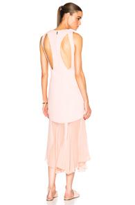 Prabal Gurung Crepe Dress In Pink