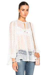 Zimmermann Belle Web Dot Top In White