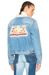 Isabel Marant Etoile Camden Denim Jacket In Blue