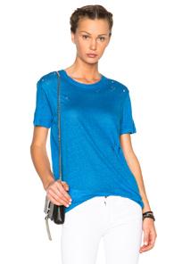 Iro Coal Tee In Blue