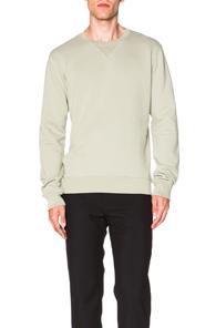 Maison Margiela Cotton Sweatshirt In Green