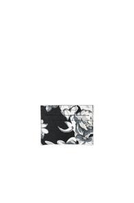Givenchy Calfskin Cardholder In Black,floral