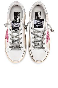 Golden Goose Metal Lettering Superstar Sneakers In Neutral