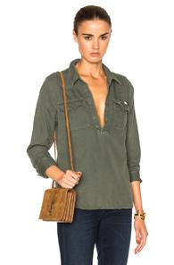 Mother Frenchie Frenchie Top In Green