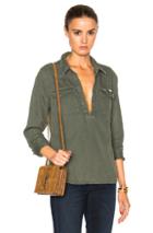 Mother Frenchie Frenchie Top In Green
