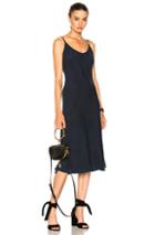 Mother Slip Up Dress In Blue