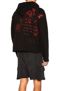 Reese Cooper Bluejay Drawstring Hoodie In Black
