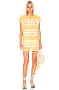 Lemlem Doro Tunic Dress In Yellow,stripes