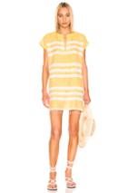 Lemlem Doro Tunic Dress In Yellow,stripes