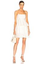 Self-portrait Broderie Anglaise Mini Dress In White
