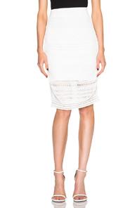 Ohne Titel Crochet Skirt In White