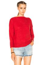 Isabel Marant Etoile Grace Alpaca Knit Sweater In Red