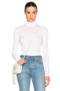 Helmut Lang Turtleneck Top In Red