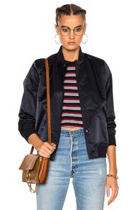 A.p.c. Bomber Jacket In Blue