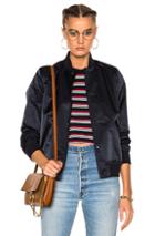 A.p.c. Bomber Jacket In Blue