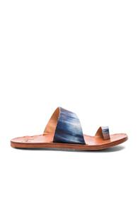Beek Finch Indigo Sandals In Blue,ombre & Tie Dye