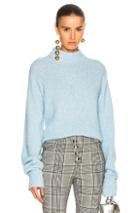 Tibi Cozette Pullover Sweater In Blue