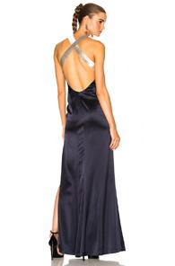 Galvan Joshua Dress In Blue