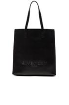 Givenchy Debossed Tote In Black