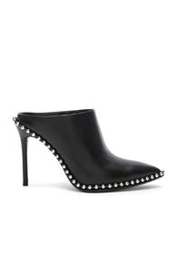 Alexander Wang Leather Eri Mules In Black