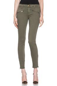 Current/elliott Soho Zip Stiletto Jean In Green