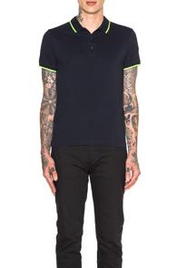 Moncler Polo In Blue