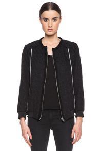 Iro Kayden Cotton-blend Jacket In Black