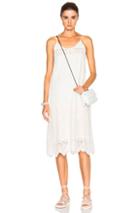 Sea Embroidered Slip Dress In Neutrals