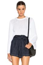 3.1 Phillip Lim Cropped Pullover Sweater In White