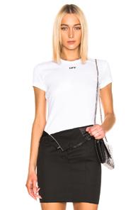 Off-white Fitted Tee In White