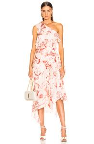 Johanna Ortiz Inamorado Dress In Floral,pink,white