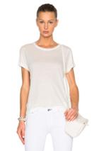 Helmut Lang Cashmere Jersey Tee In Neutrals