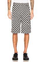 Givenchy Checkerboard Print Shorts In Black,white,checkered & Plaid