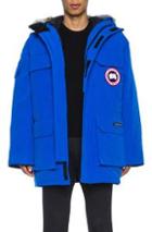 Canada Goose Pbi Expedition Poly-blend Parka In Blue