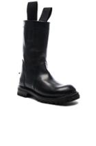 Rick Owens Goodyear Sole Biker Boots In Black