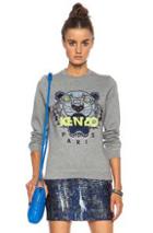 Kenzo Tiger Sweatshirt In Gray