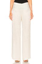 Oscar De La Renta Embellished Pant In White