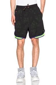 Kolor X Adidas Woven Shorts In Black