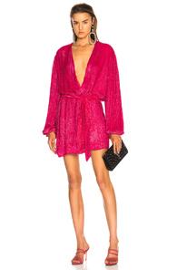 Retrofete For Fwrd Gabrielle Robe In Pink