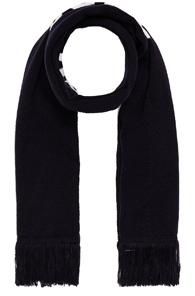 Aime Leon Dore Jacquard Knit Logo Scarf In Blue