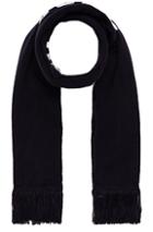 Aime Leon Dore Jacquard Knit Logo Scarf In Blue