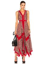 Altuzarra Clemmie Dress In Red,abstract