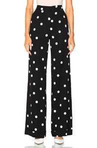Monse Polka Dot Pant In Black,geometric Print