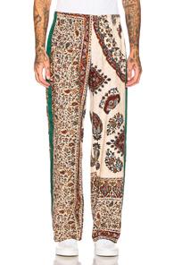 Paria Farzaneh Outcast Jogger In Green,neutral,paisley,red