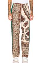 Paria Farzaneh Outcast Jogger In Green,neutral,paisley,red