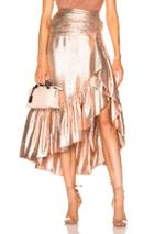 Ulla Johnson Axelle Skirt In Pink,metallics