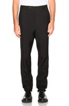 Lanvin Low Crotch Trousers In Black