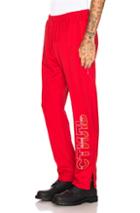 Heron Preston Strass Track Pants In Red