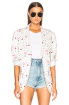 R13 Summer Blazer In Floral,white