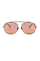 Westward Leaning Malcolm No Middle 1 Sunglasses In Metallics,pink